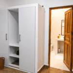 Accommodations villa verona building 2bedroom showing wardrobe bathroom