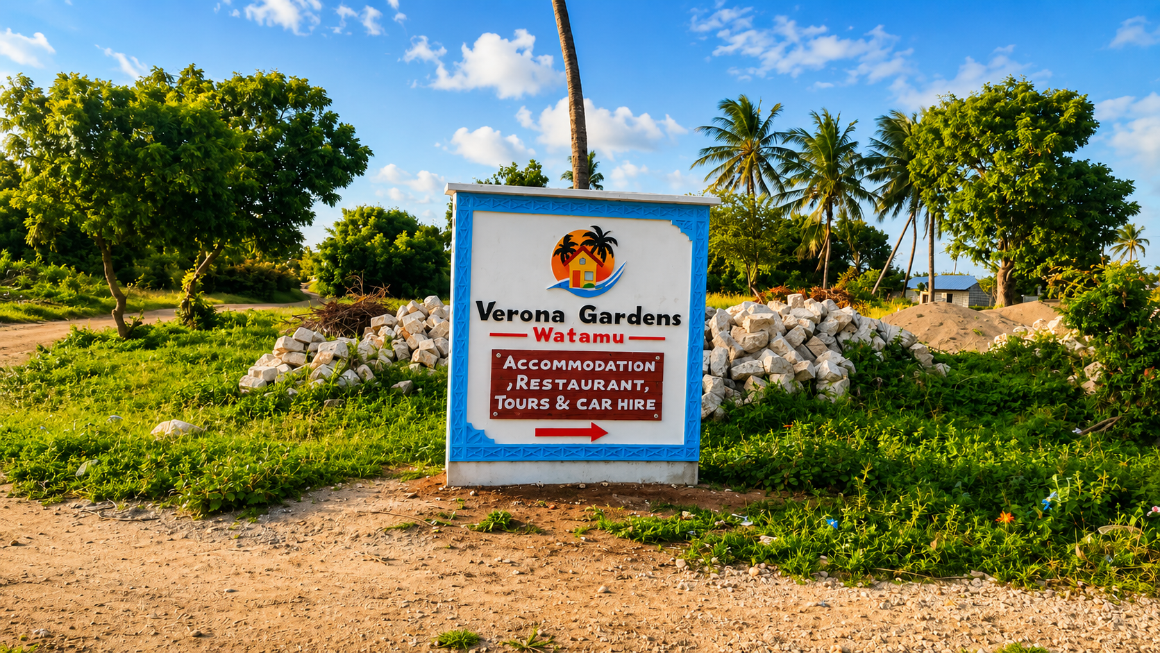 signpost verona gardens watamu
