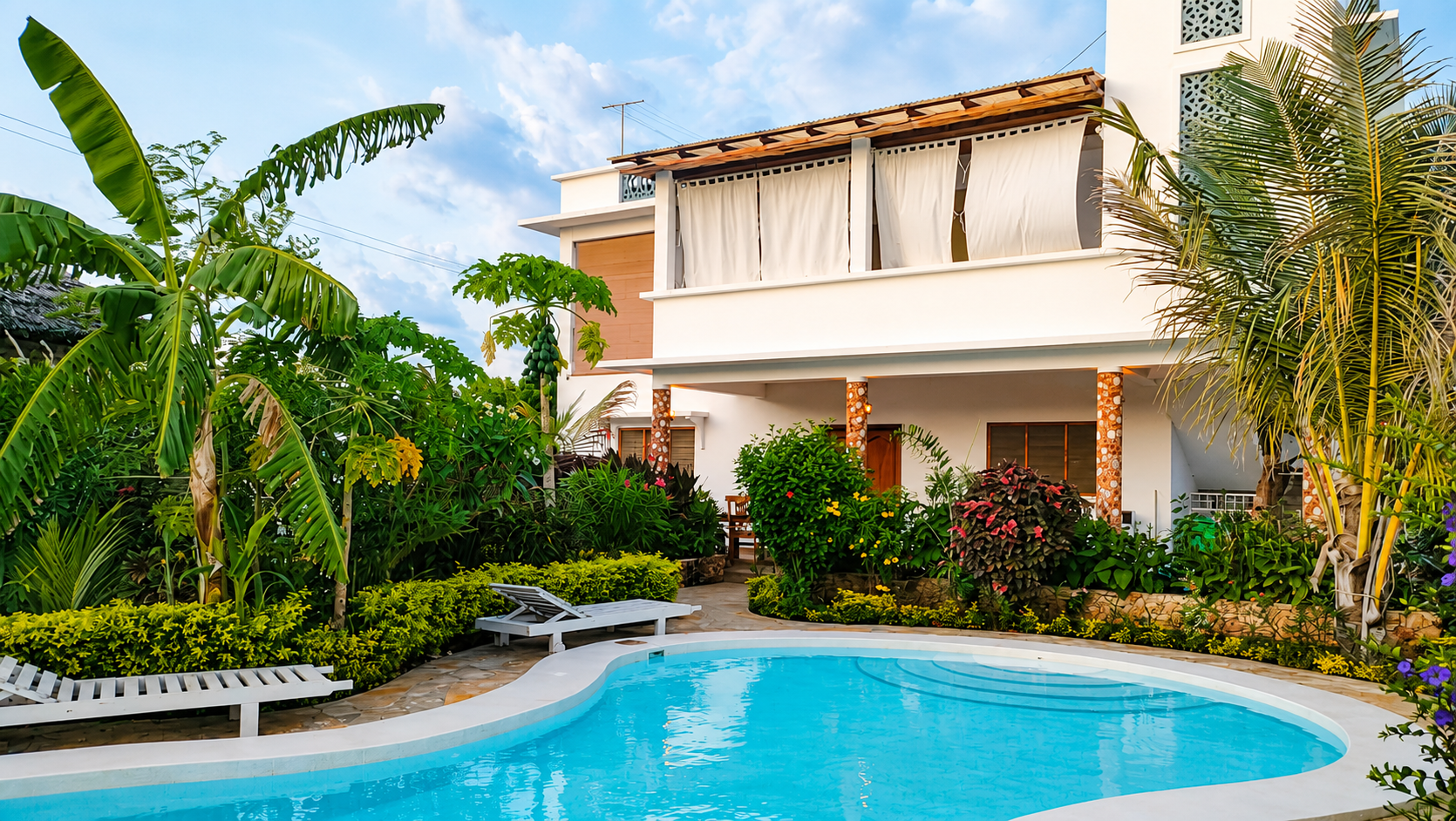 villa verona swimmingpool watamu