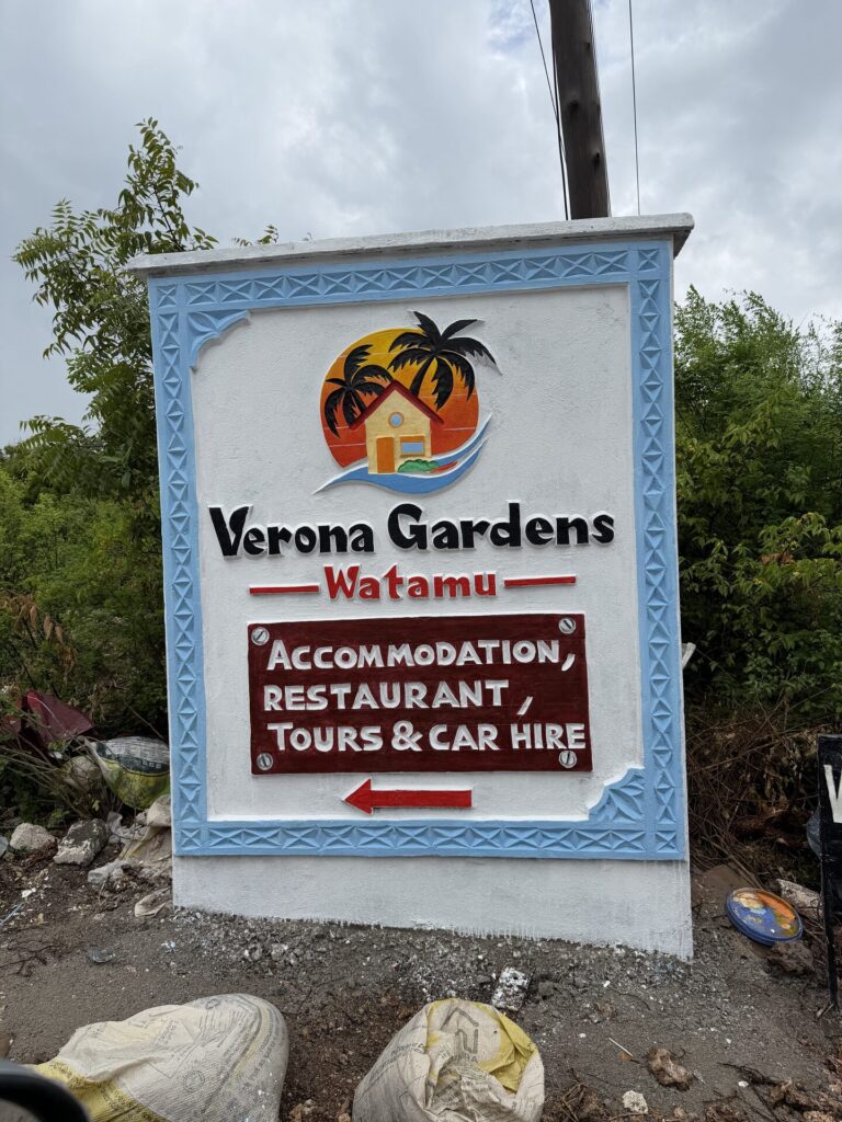 villa verona gardens watamu sign board